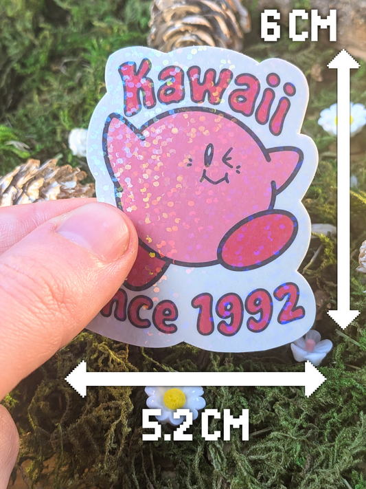 Kawaii since ‘92 holo sticker