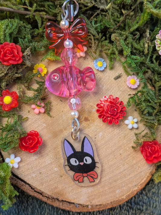 Jiji shrink plastic beaded phone charm