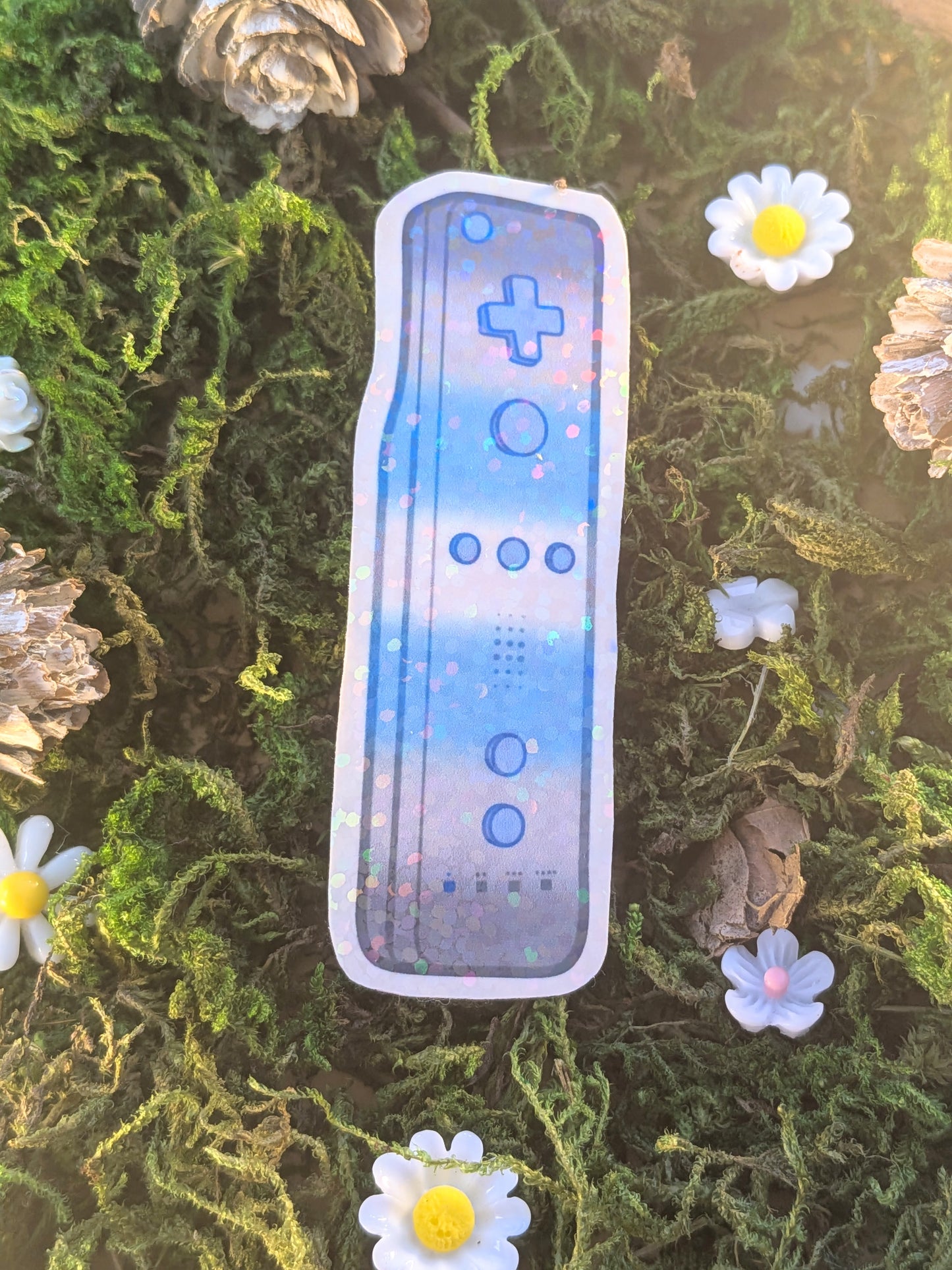 LGBT+ demiboy wiimote holo sticker