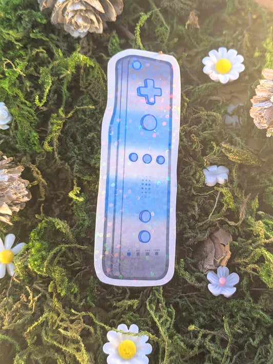 LGBT+ demiboy wiimote holo sticker