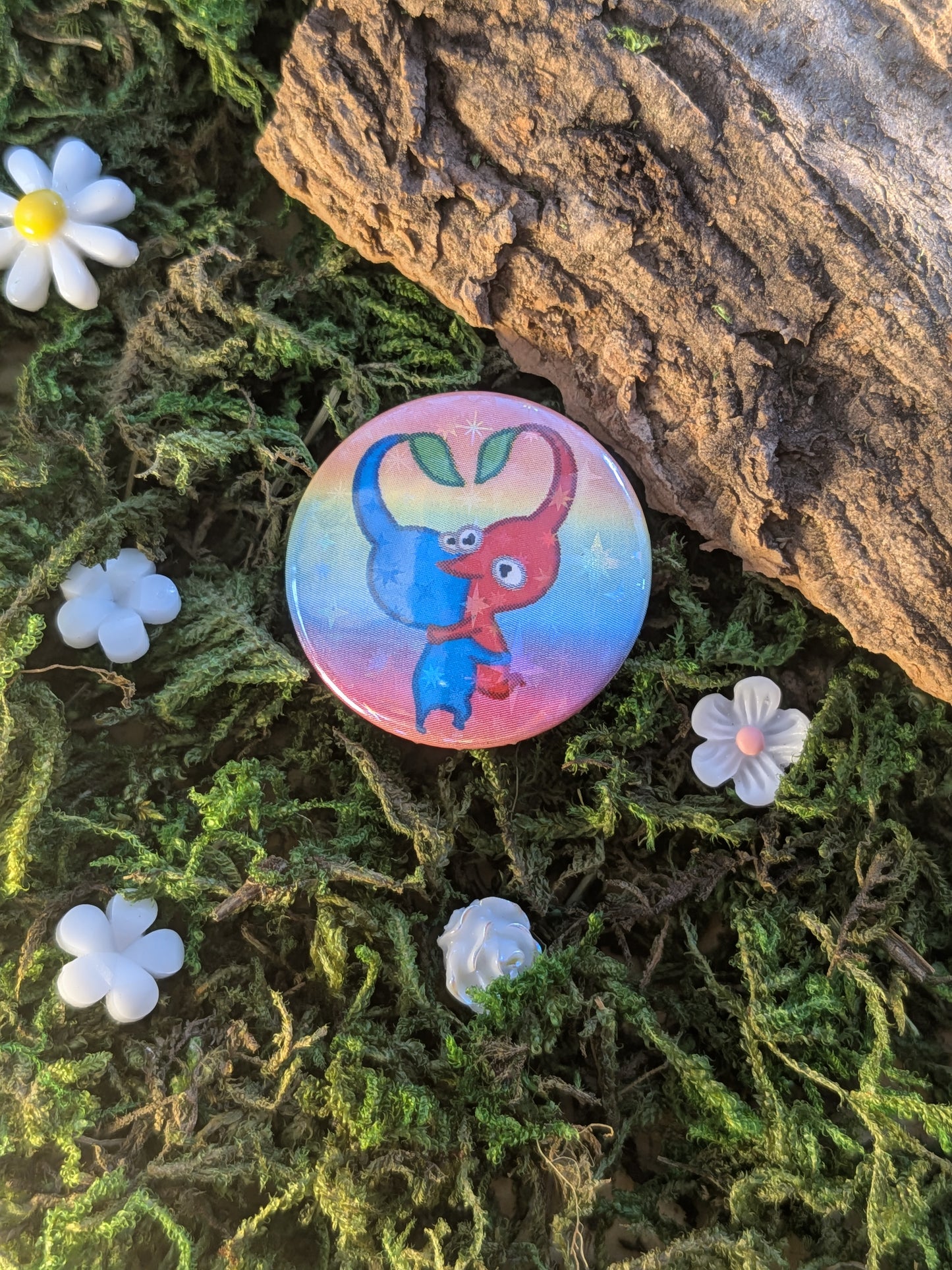 "Love wins" rainbow 25mm pin badge