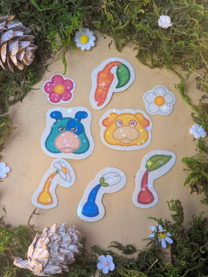 Space filler nature sticker pack