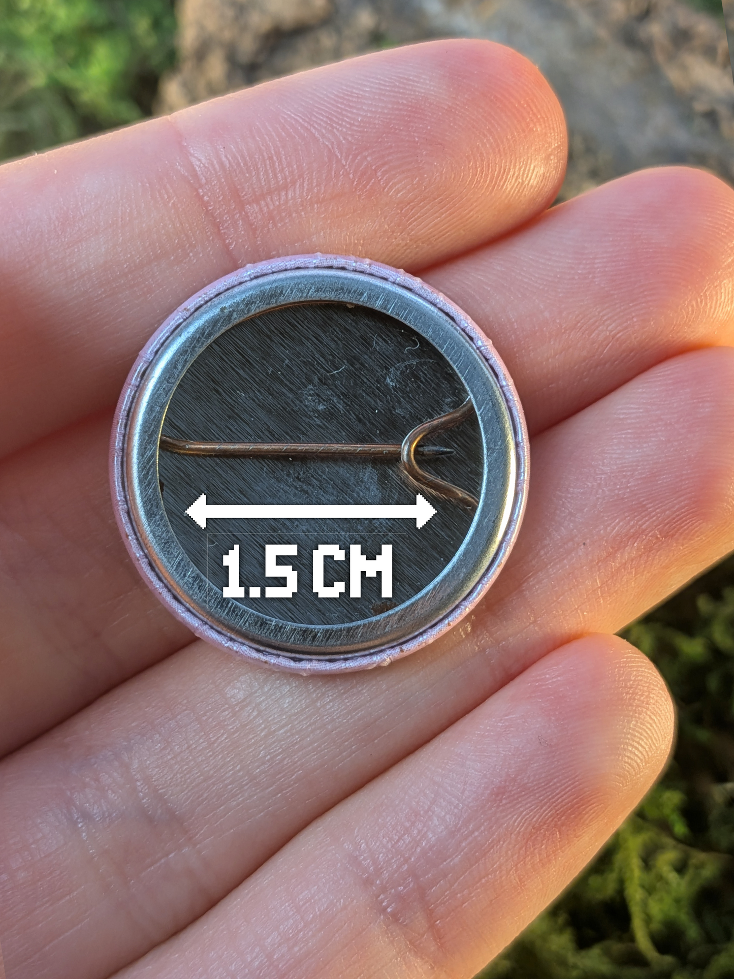 Getting crafty 25mm pin badge