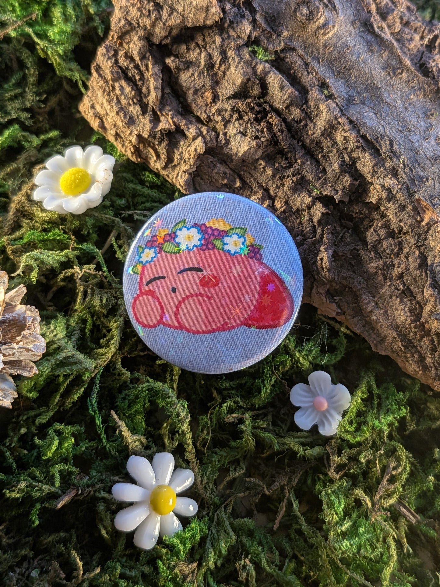 "Nap time" 25mm pin badge