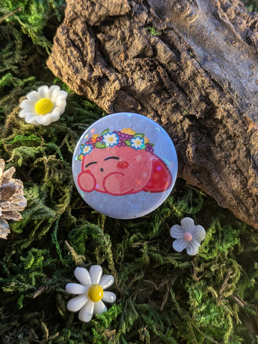"Nap time" 25mm pin badge