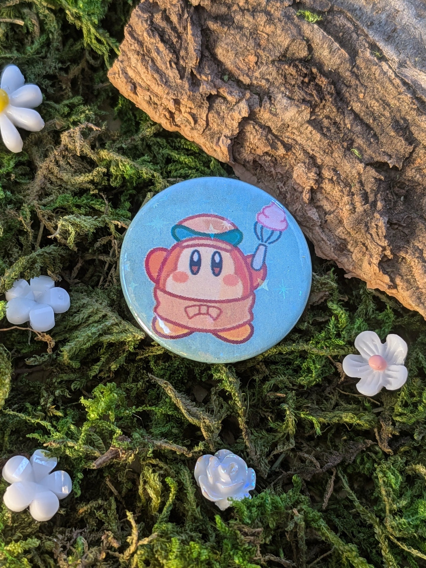 "Lets bake!" 25mm pin badge