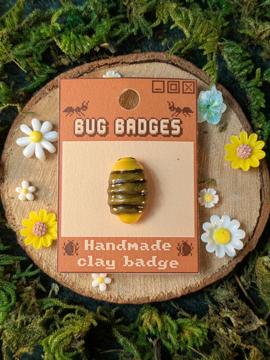 Rubber ducky isopod pin badge