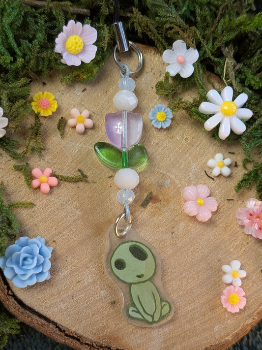 Kodama phone charm