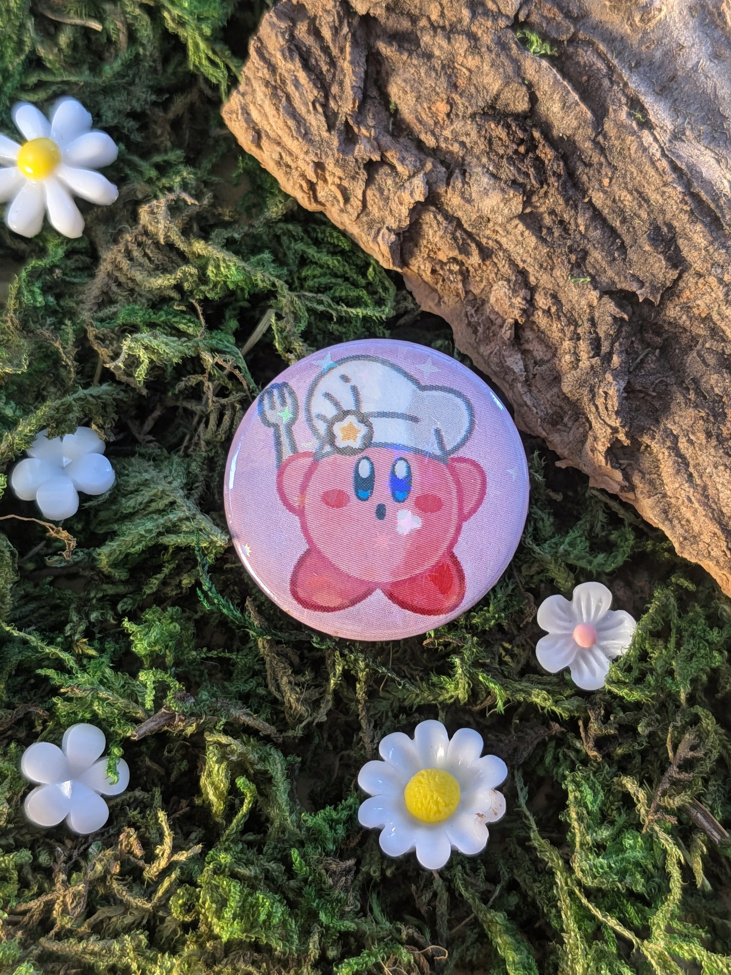 "Lets bake!" 25mm pin badge