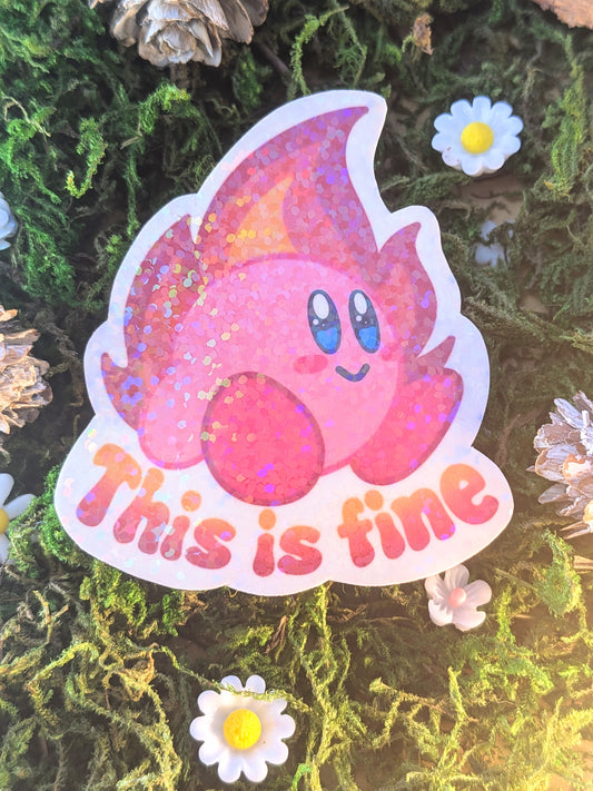 This is fine! Holo sticker