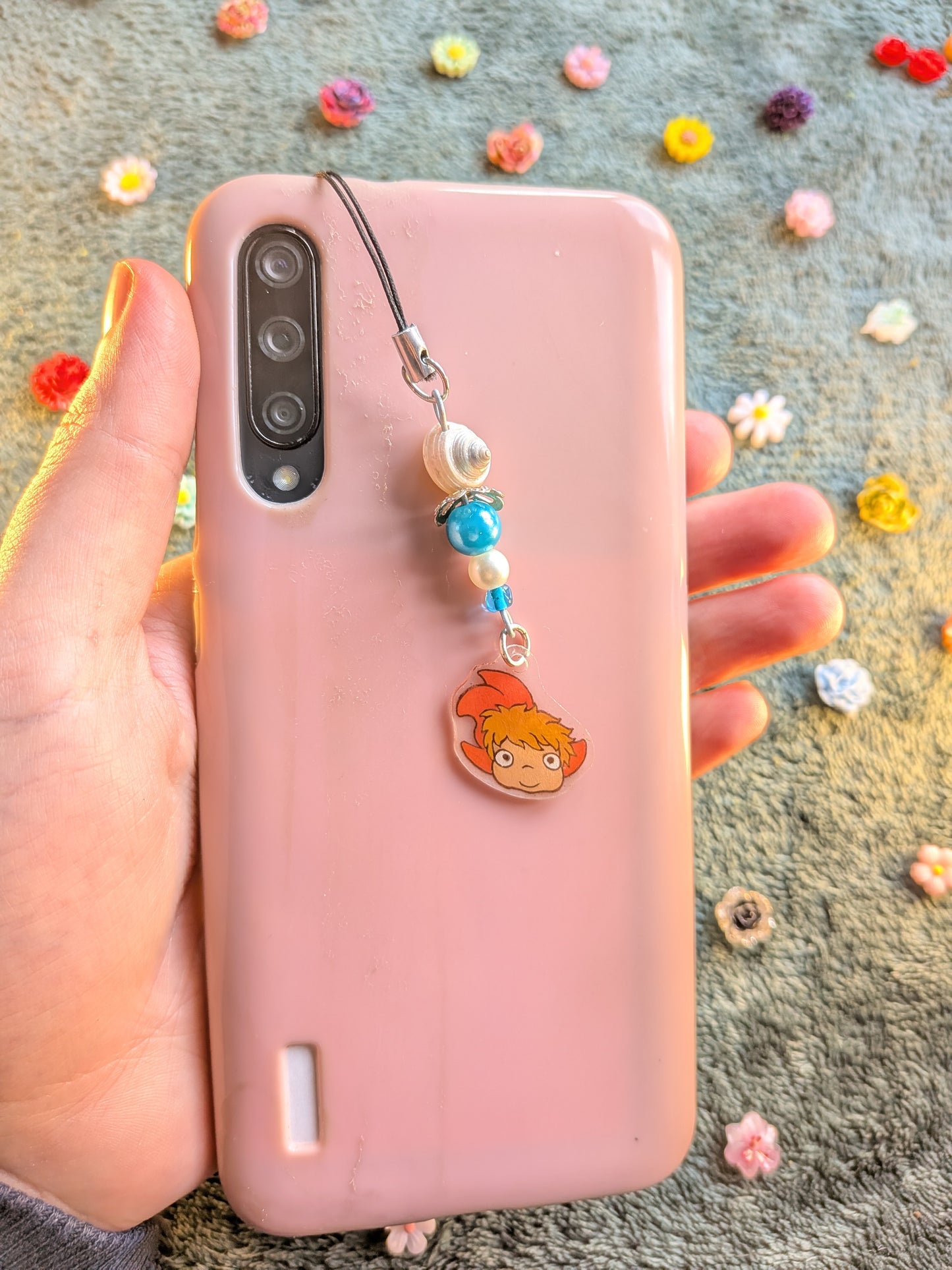 Ponyo phone charm
