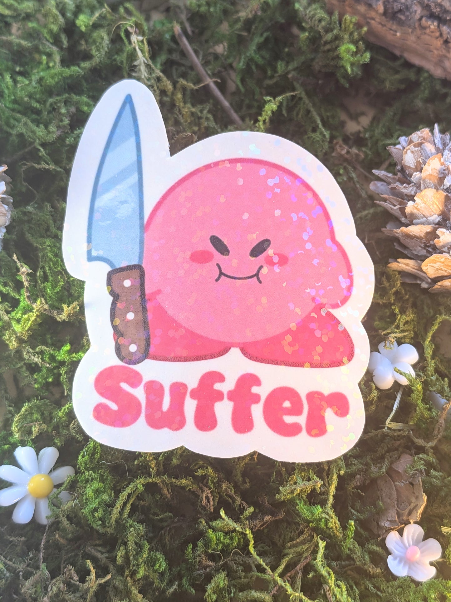Suffer. Holo sticker