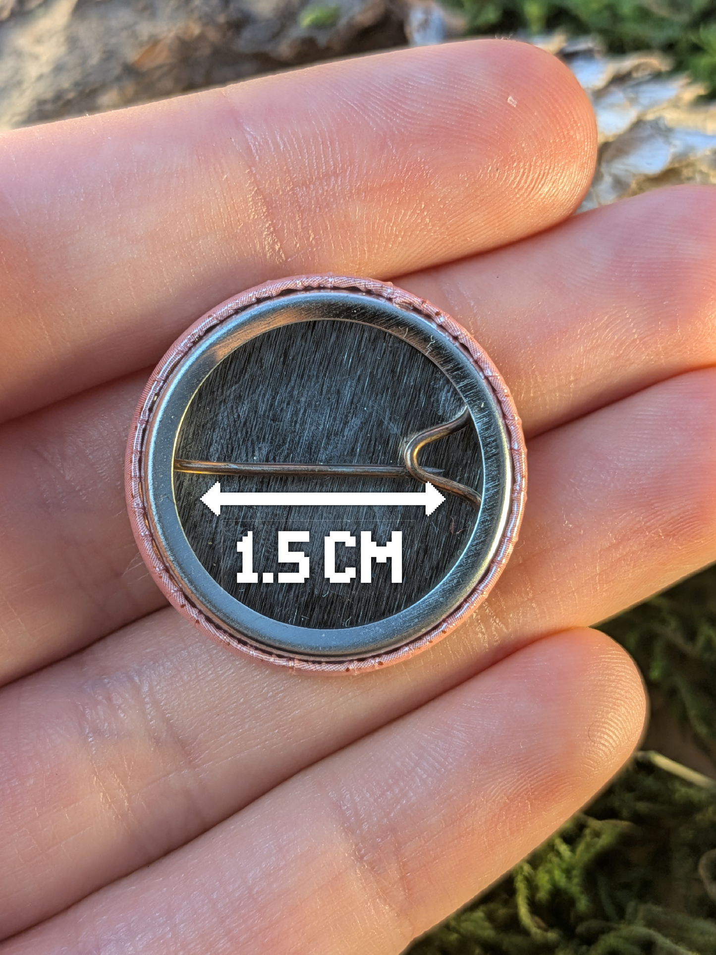 Steve. 25mm pin badge