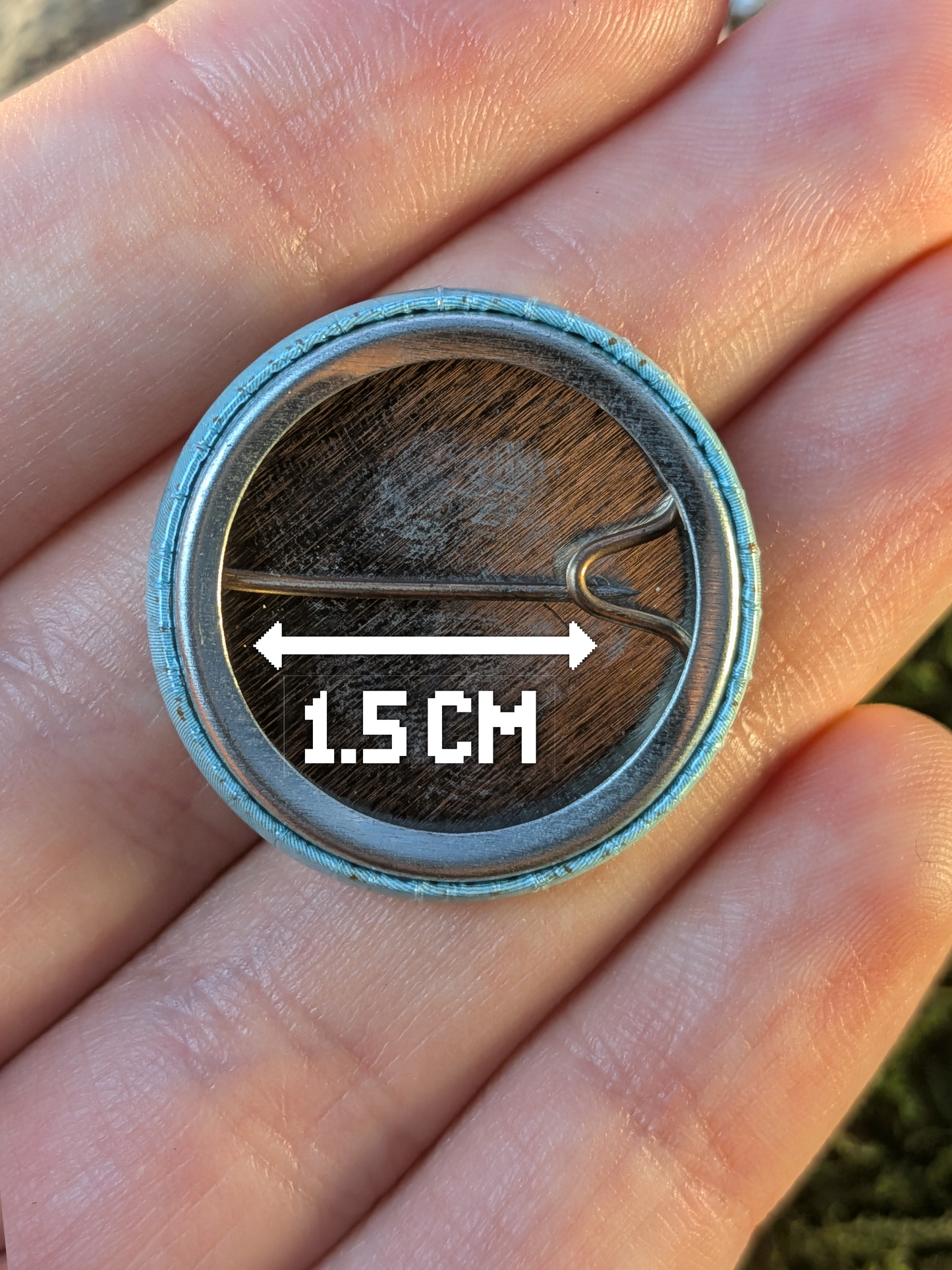 Homo dog with Lesbian flag 25mm pin badge