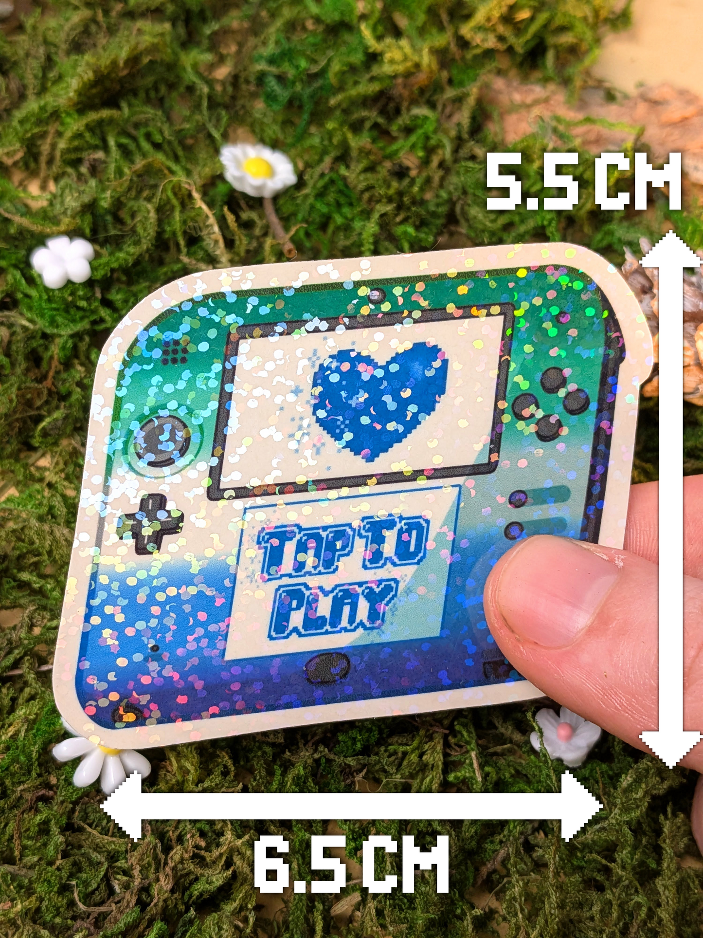 LGBT+ gay 2DS holo sticker