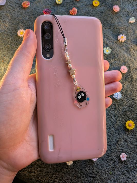Susuwatari Soot sprite phone charm