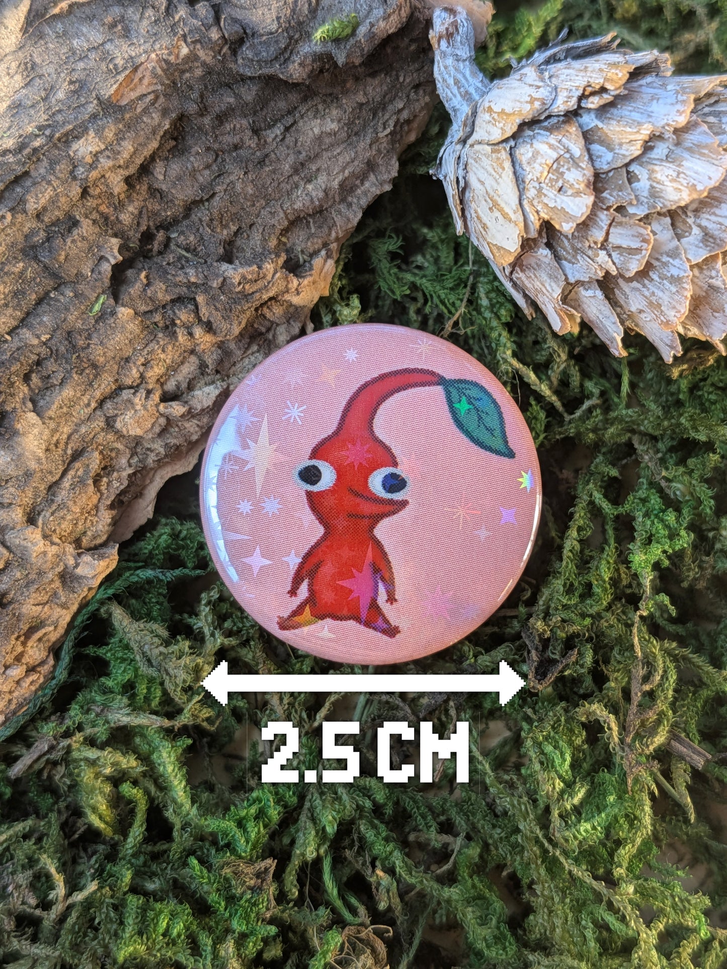 Steve. 25mm pin badge