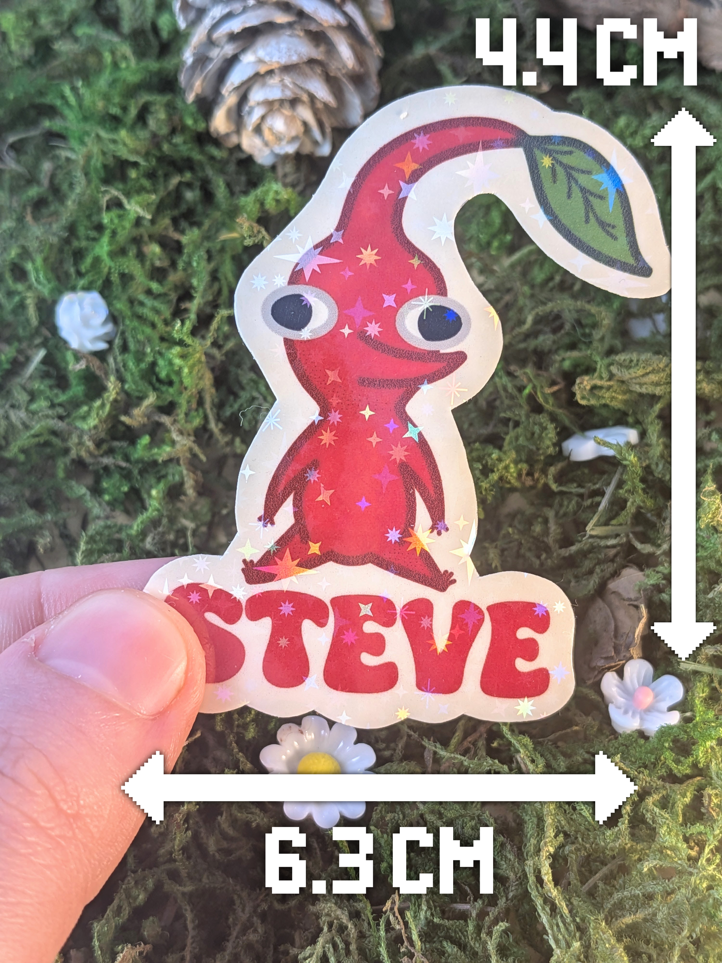 Steve. Holo sticker