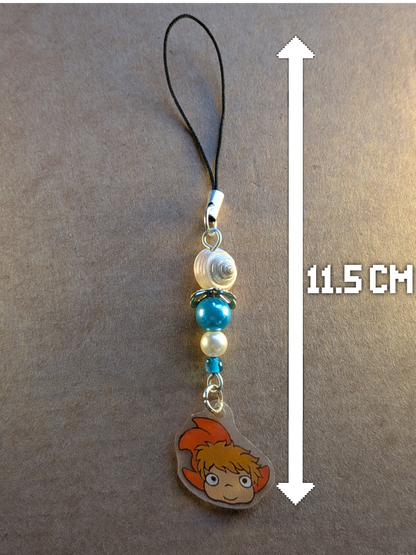 Ponyo phone charm