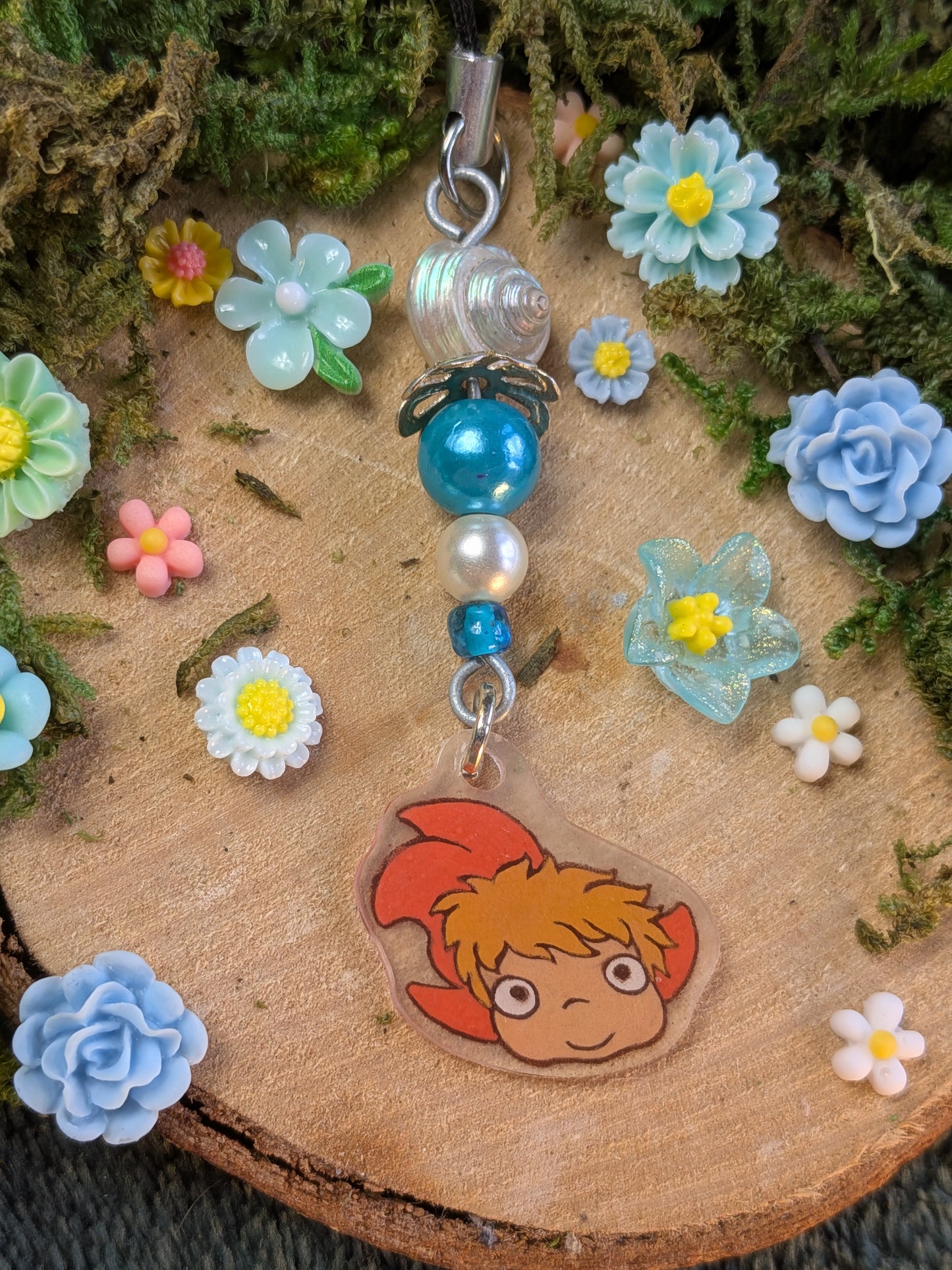 Ponyo phone charm