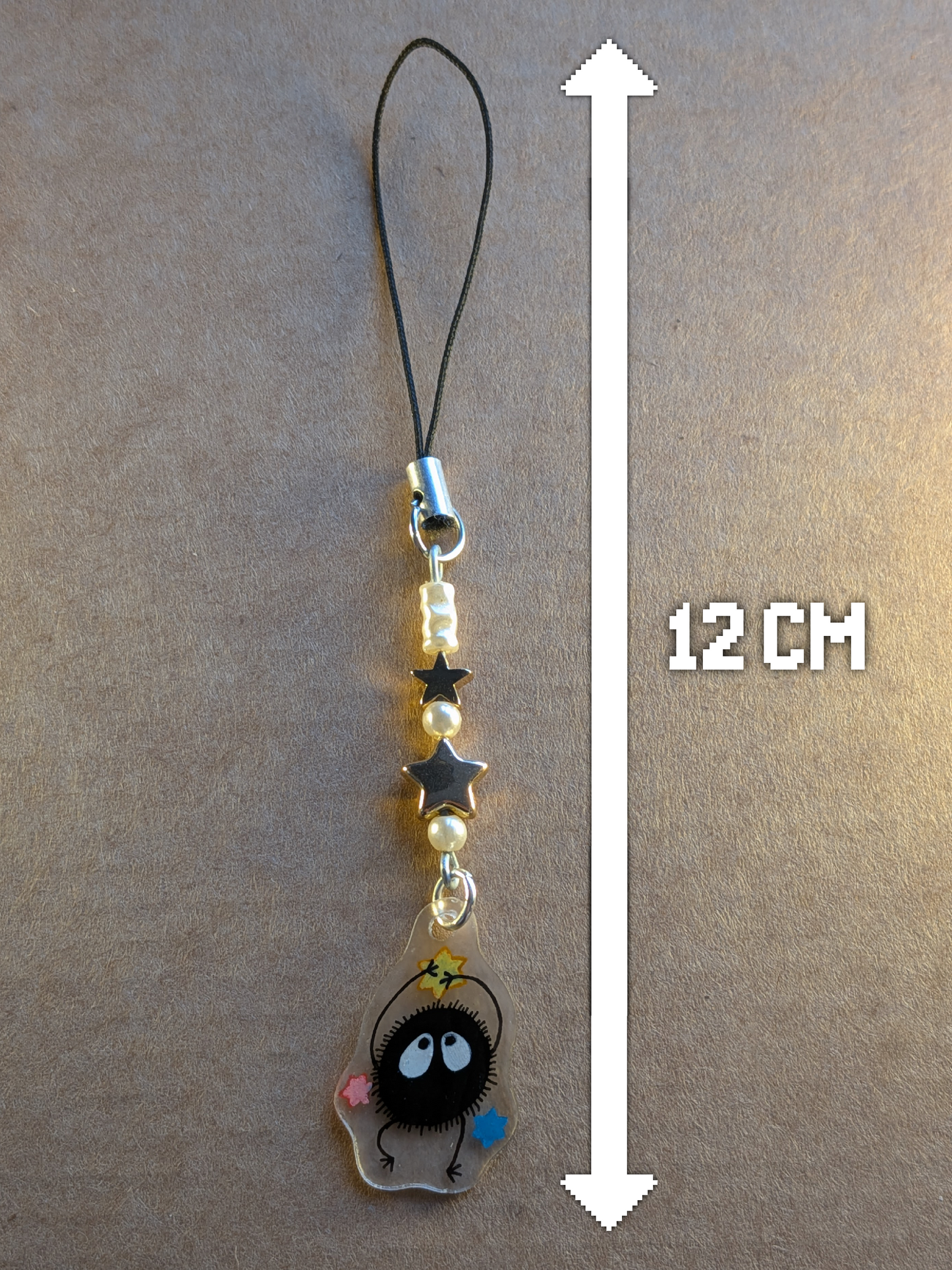 Susuwatari Soot sprite phone charm