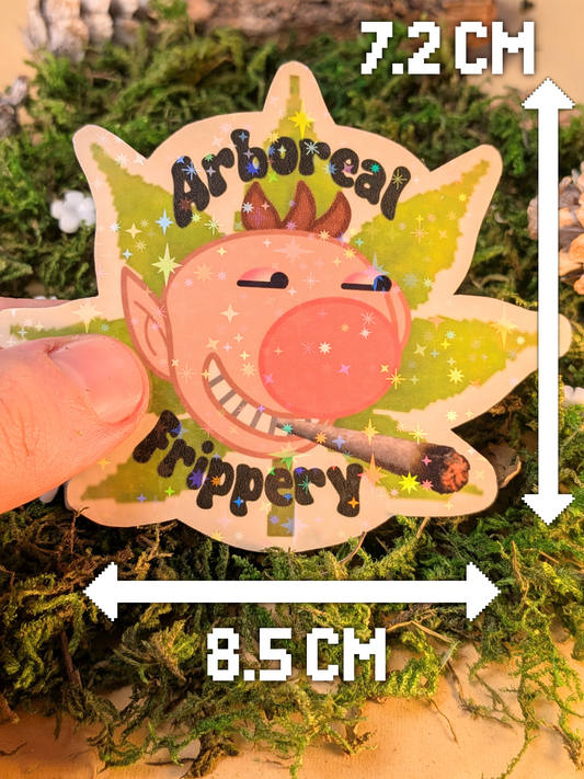 Arboreal Frippery holo sticker