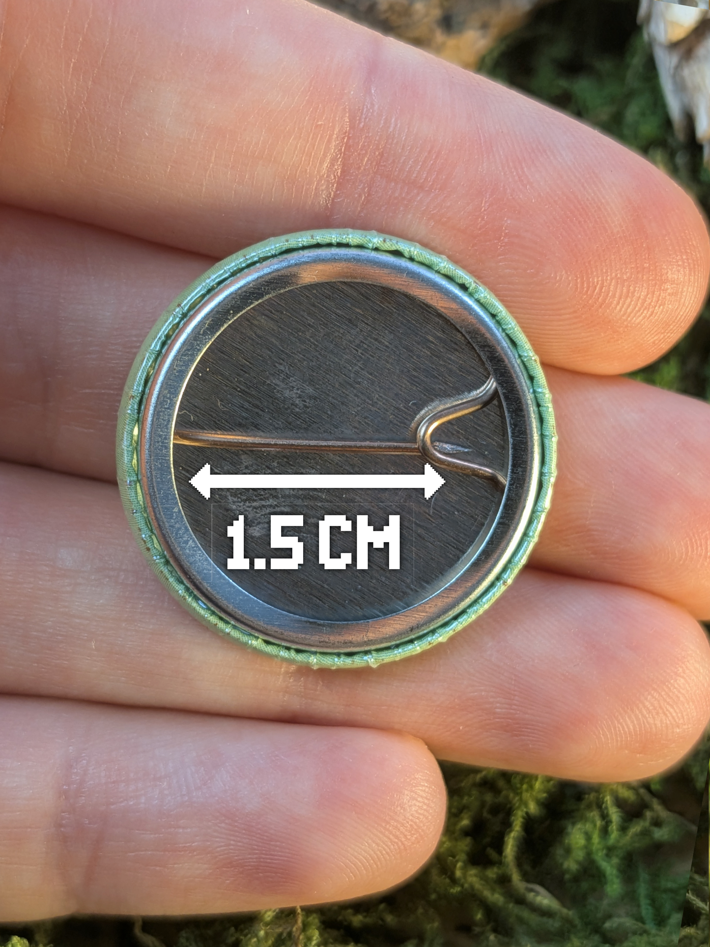 Proud pup gay flag 25mm pin badge