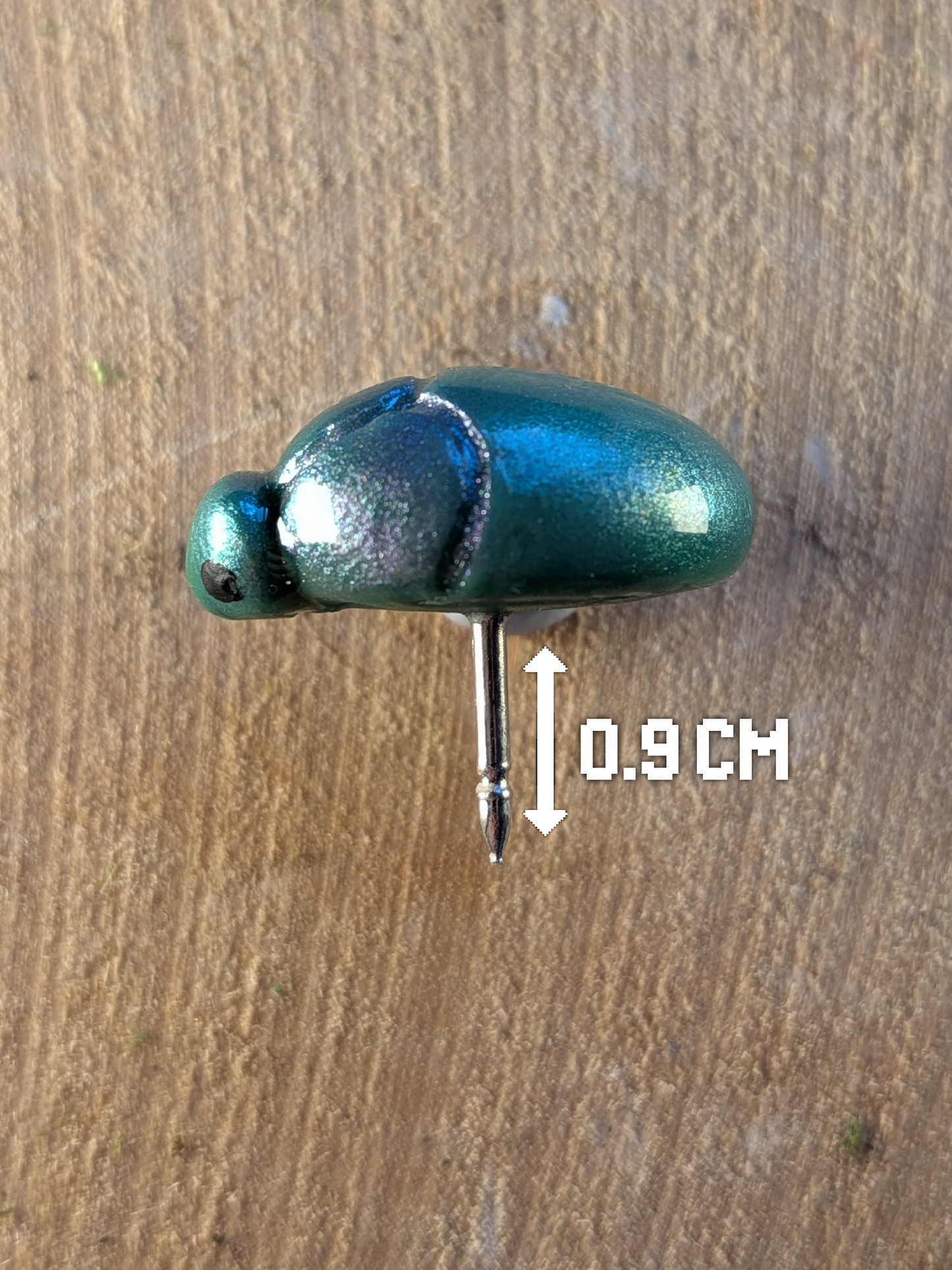 Jewel beetle pin badge