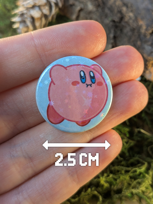 Fly with all your might! 25mm pin badge