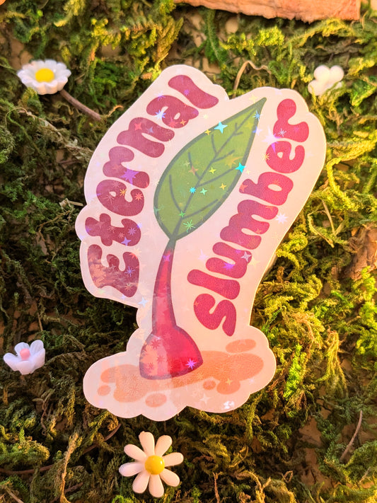 Eternal Slumber holo sticker