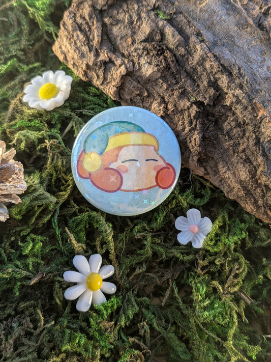 "Nap time" 25mm pin badge