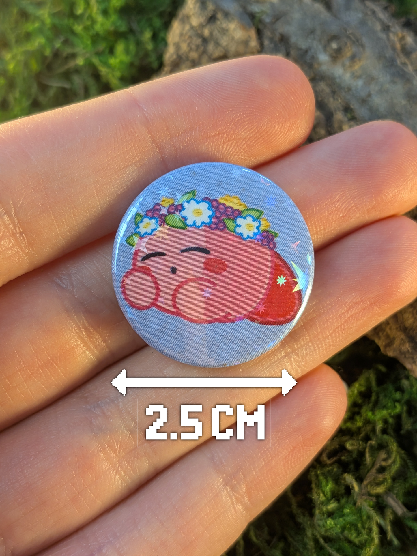 "Nap time" 25mm pin badge