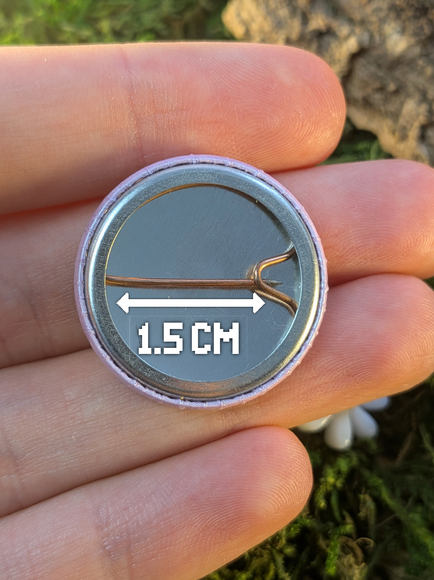 Getting crafty 25mm pin badge